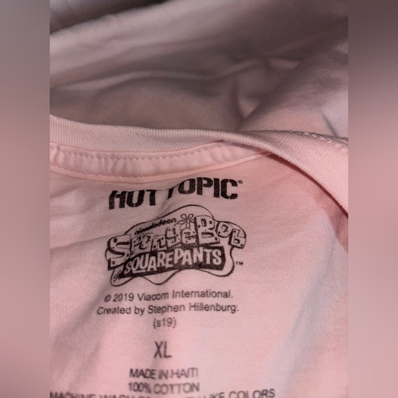 Hot Topic SpongeBob‎ SquarePants Devious Patrick Meme Face Pic Tee Shirt Men XL - Picture 3 of 7